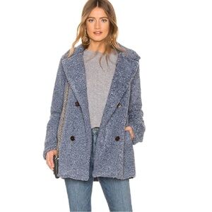 Capulet Gianna Sherpa Shearling Faux Fur Coat Size Large